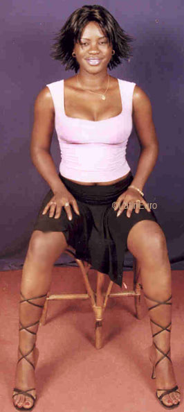 Date this hot Gabon girl Justine from  A9822