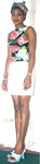 athletic Ivory Coast girl  from  N3805