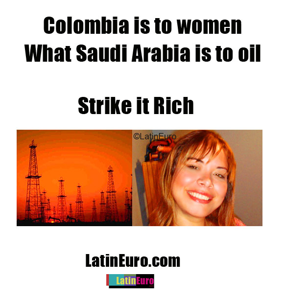 Date this passionate Colombia girl Srike it Rich from  CO27233